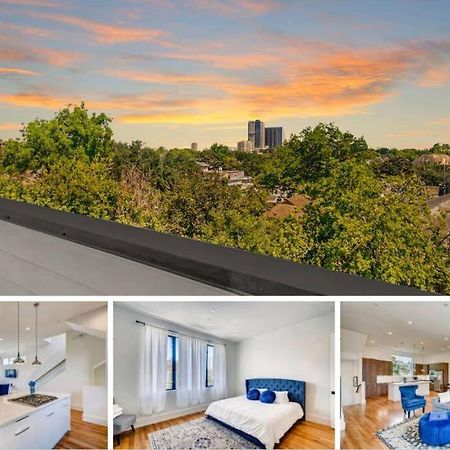4 Story Home Mins To Downtown Houston With City Views Экстерьер фото